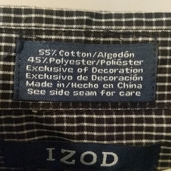 Boys button up Izod top - Picture 6 of 6